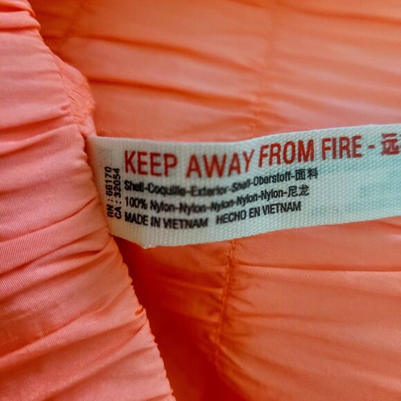 Free People Movement The Way Home Jogger Pants S Orange Nylon Pull-On Pockets - Picture 7 of 10